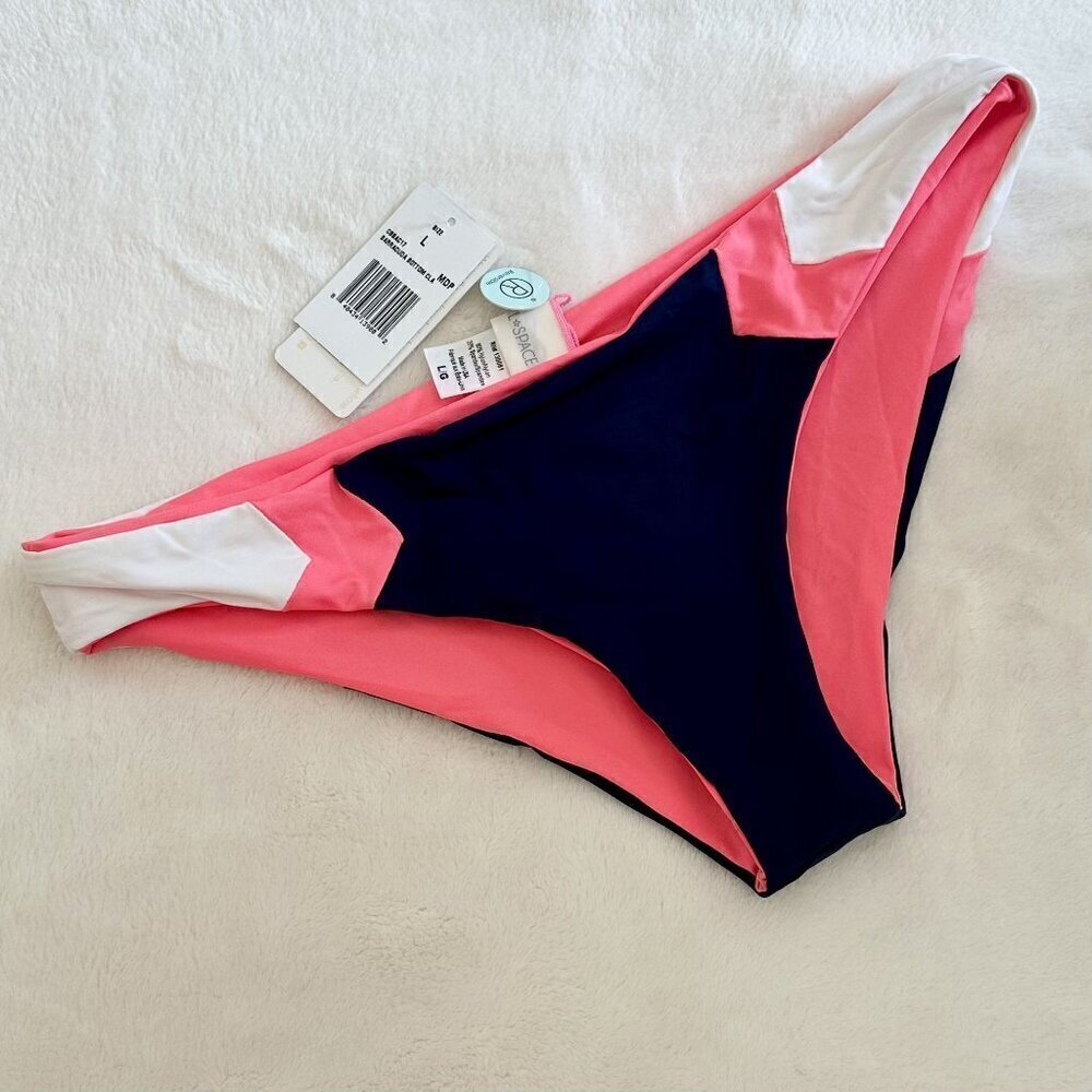 NWT L*Space Barracuda Swim Bottom in Midnight Combo - Size: Large - Picture 2 of 11